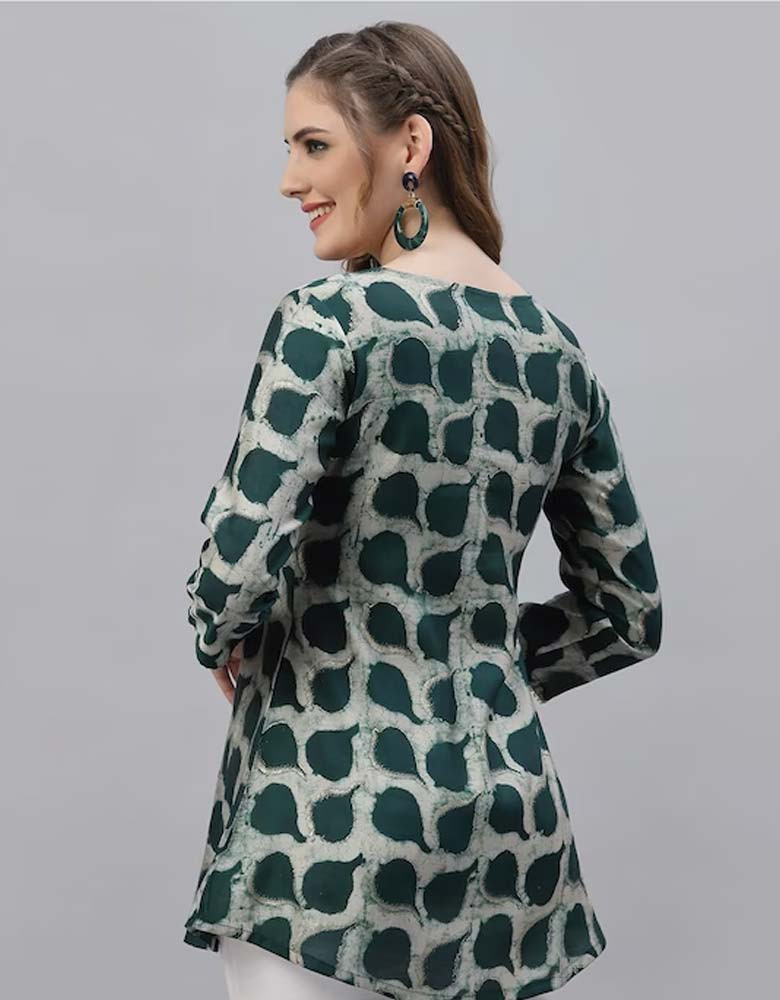 Modal Abstract Printed Tunic