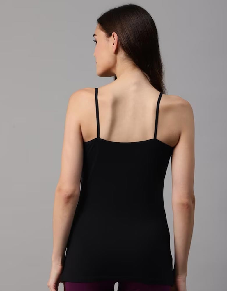 Women Black Solid Camisole