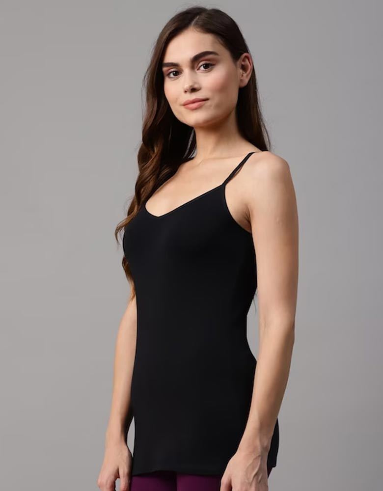 Women Black Solid Camisole