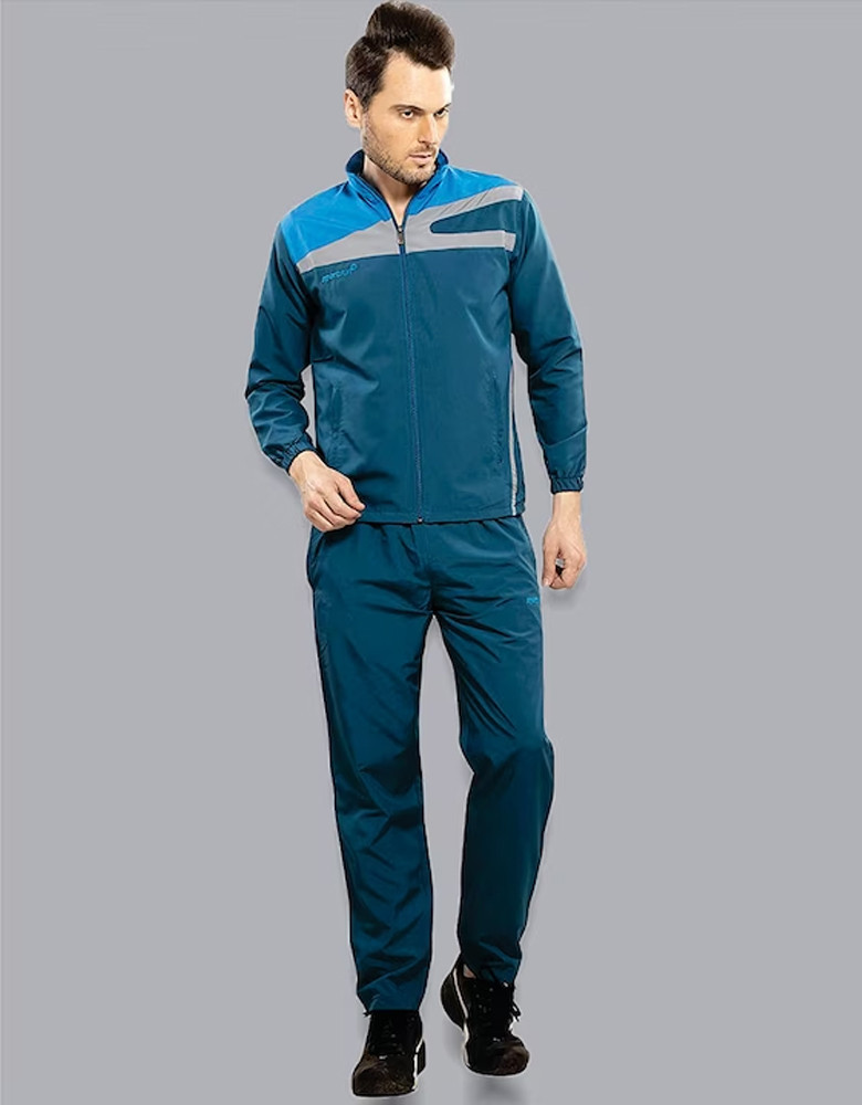 Men Solid Tracksuit