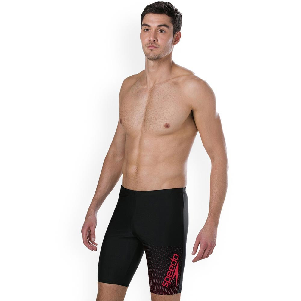 Men Black Solid Swim Shorts