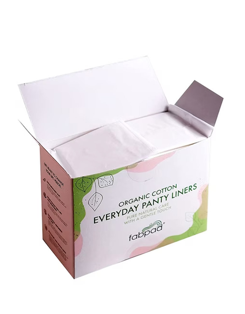 Set of 80 Organic Cotton Ultra Thin Everyday Panty Liners