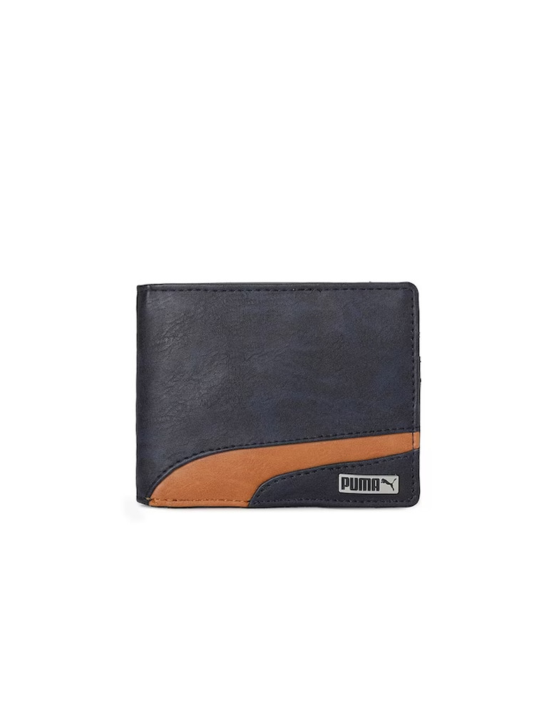 Unisex Charcoal Two Fold Wallet