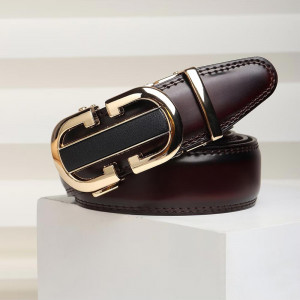 Men Brown Solid Belt