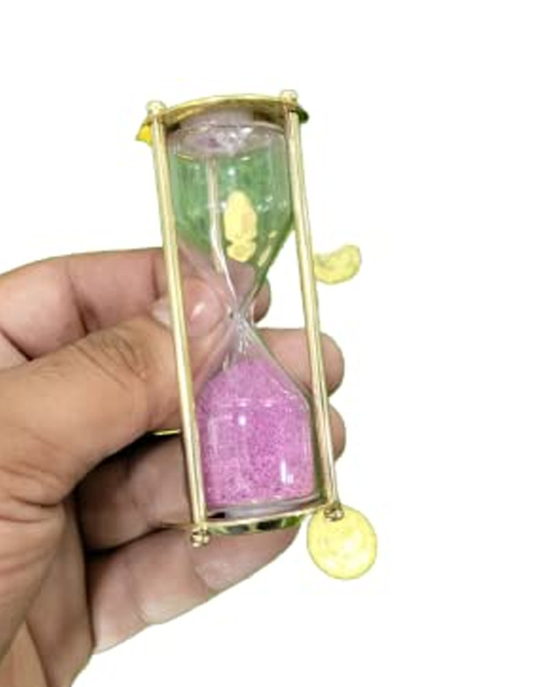 Kohinoor International Sand Timer(Hour Glass) 1 Minutes} Pink Sand