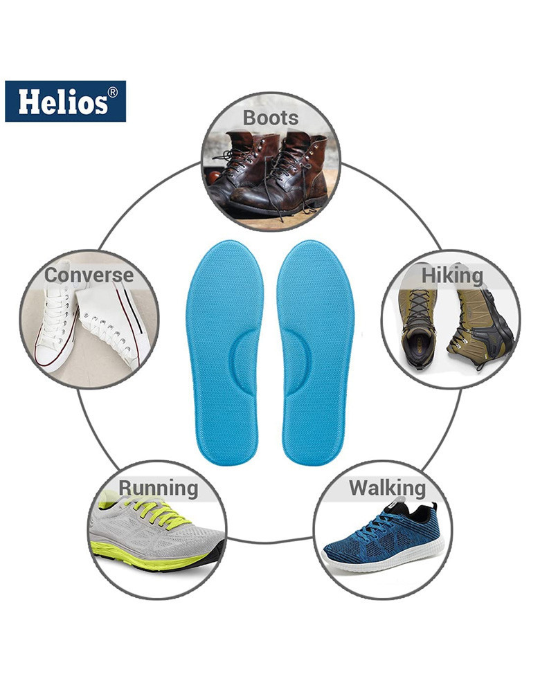 Memory Foam Insole FOAM SHOES HEELS for All Shoes Makes shoes Super Soft & Comfortable Memory Foam Insoles (Trim to fit)