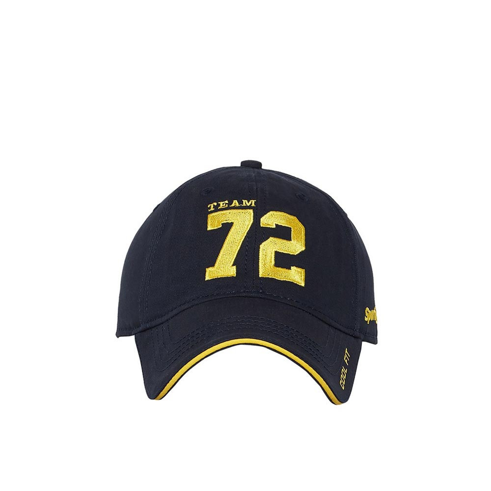 Men Blue & Yellow Solid Baseball Cap