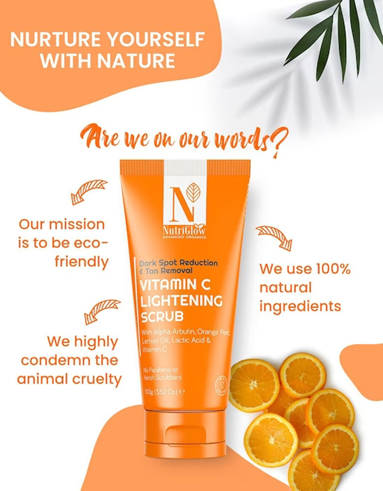 Vitamin C Lightening Face Scrub with Alpha Arbutin - 100 g